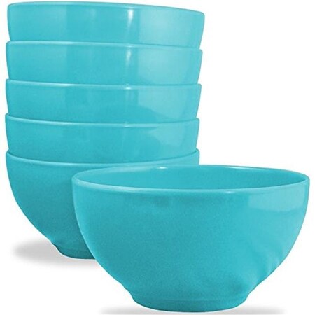 Reston Lloyd Reston Lloyd 73702R 6pc Melamine Bowl Set  Turquoise 73702R Set